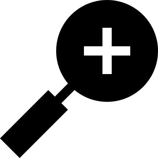 Zoom in ui plus sign multimedia icon Zoom in ui plus sign multimedia icon