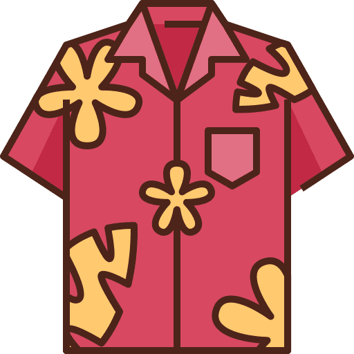 Shirt fashion vacation shirt icon