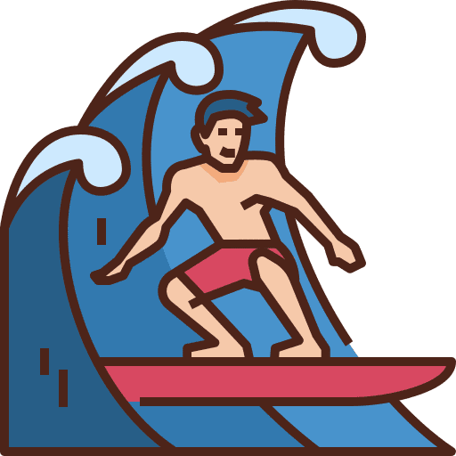 Surfing man sports and competition surf icon