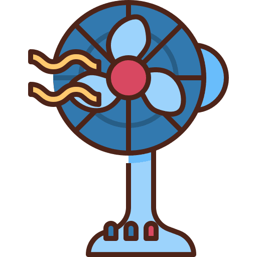 Fan transportation fan engineering icon Fan transportation fan engineering icon
