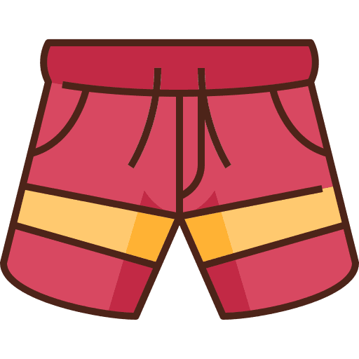 Short fashion swimsuit swimming icon Short fashion swimsuit swimming icon