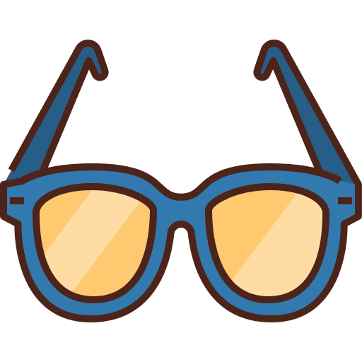 Sunglass optical accessories glasses icon