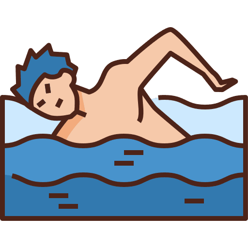 Swim sea swim hot pool icon Swim sea swim hot pool icon