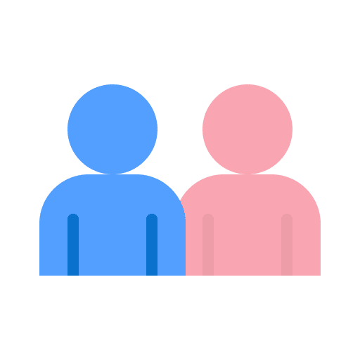 People person male female 2 people icon