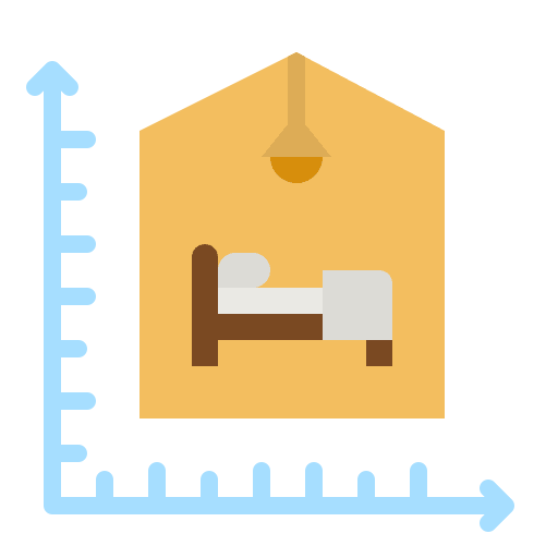 Room real estate building property icon