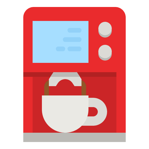 Coffee machine food and restaurant drink hot coffee icon Coffee machine food and restaurant drink hot coffee icon