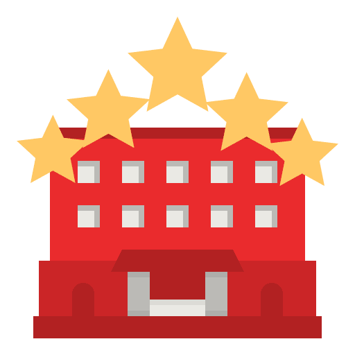 Hotel rating hostel review icon Hotel rating hostel review icon