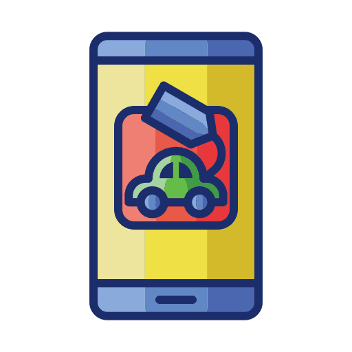 Application business ecommerce app icon Application business ecommerce app icon