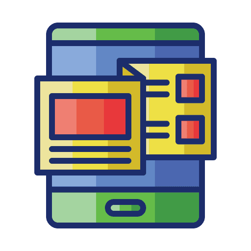 Brochure ecommerce catalog vehicles icon