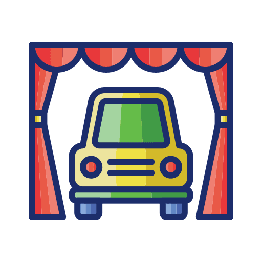 Car transportation auto dealership icon Car transportation auto dealership icon