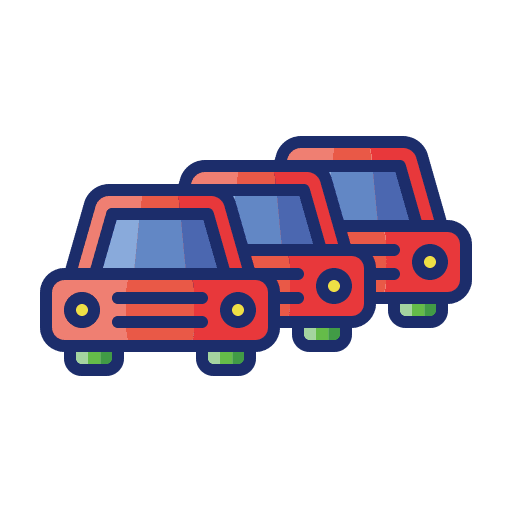 Cars automotive fleet traffic icon Cars automotive fleet traffic icon
