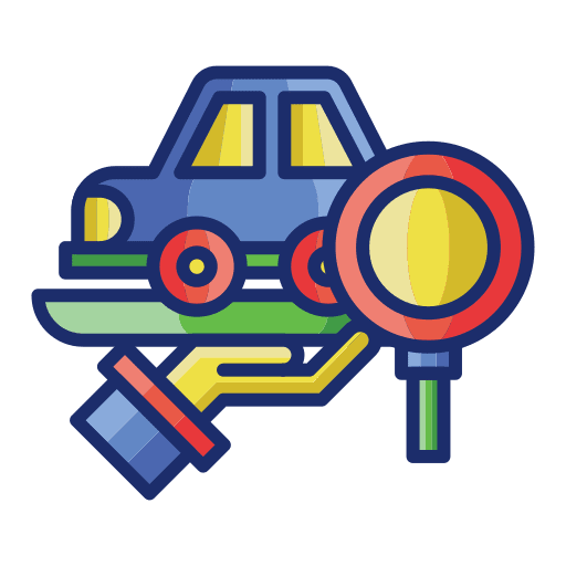 Search hand browser data icon