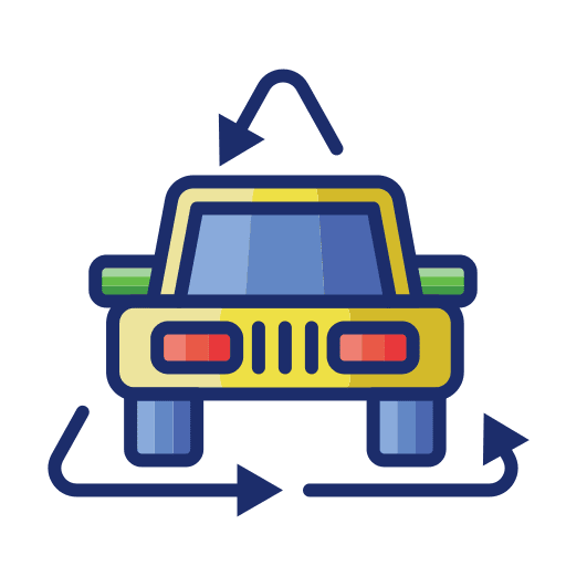 Used automotive used car icon