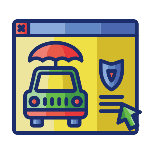 Insurance policy protection security purchase icon Insurance policy protection security purchase icon