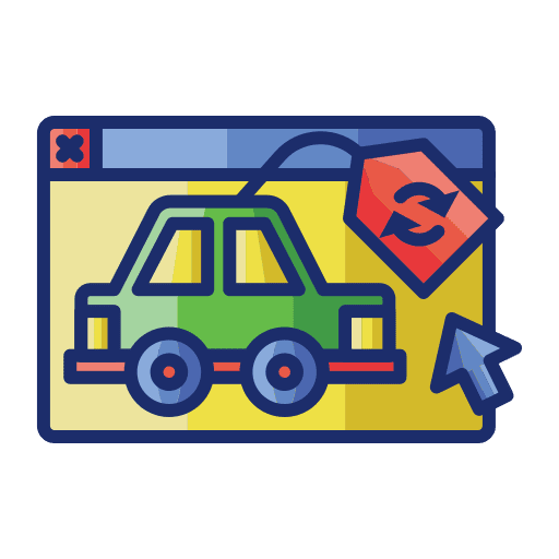 Retailer online price tag ecommerce icon Retailer online price tag ecommerce icon