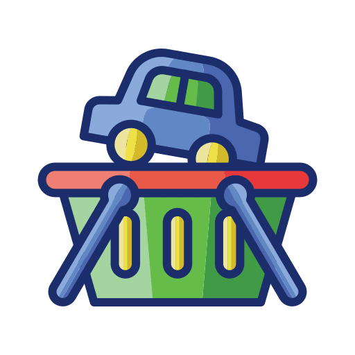 Shopping shopping basket buying sell icon Shopping shopping basket buying sell icon
