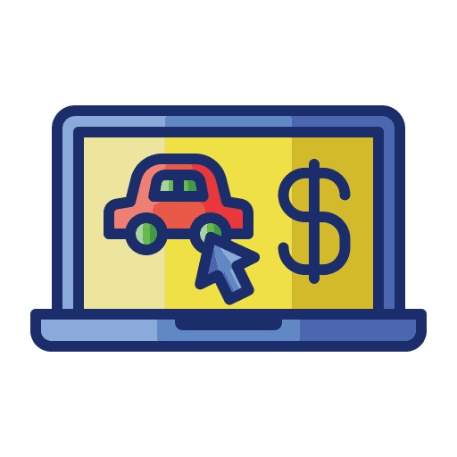 Shopping website web page transportation icon Shopping website web page transportation icon