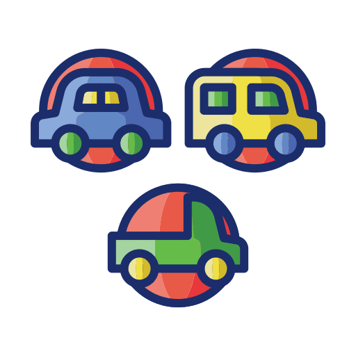 Vehicles transport automobile types icon Vehicles transport automobile types icon