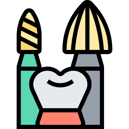 Carbide dentist tools healthcare and medical dental care icon Carbide dentist tools healthcare and medical dental care icon