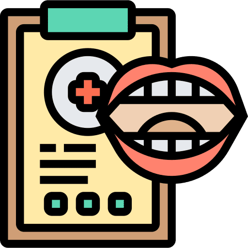 Dental report dentist patient dental report icon Dental report dentist patient dental report icon