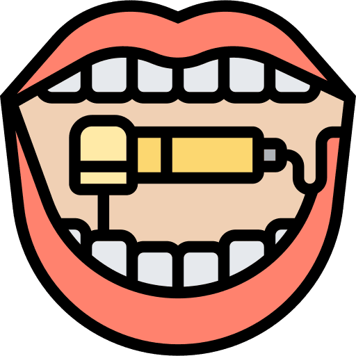Tooth drill medical tool dentist teeth icon Tooth drill medical tool dentist teeth icon