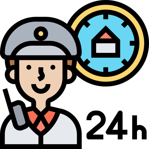 Security security real estate man icon