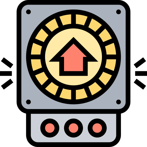 Emergency electronics alarm alert icon Emergency electronics alarm alert icon