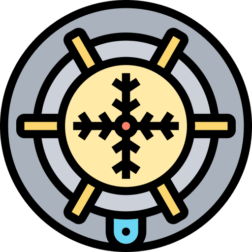 Freeze sensor fridge electronics security icon Freeze sensor fridge electronics security icon
