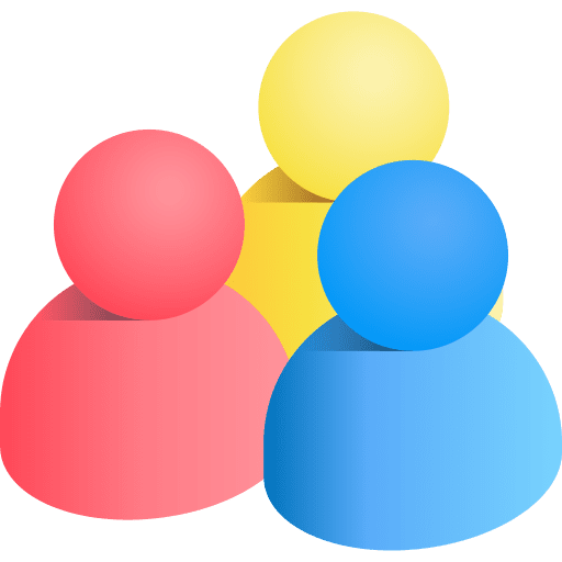 Team teamwork user personnel icon