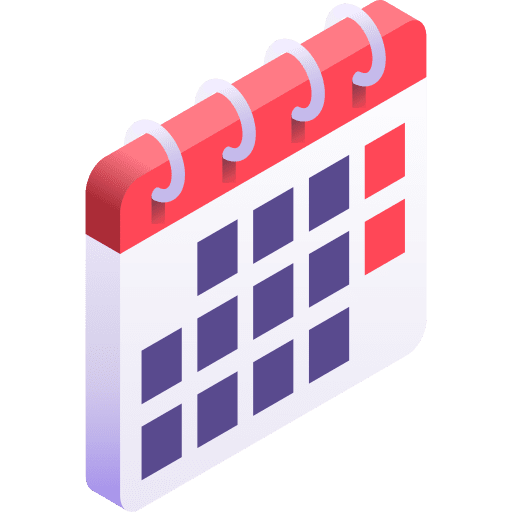 Calendar time and date business and finance calendar icon