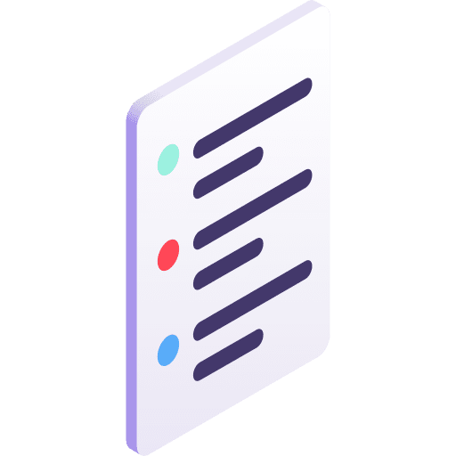 List file sheet criteria icon