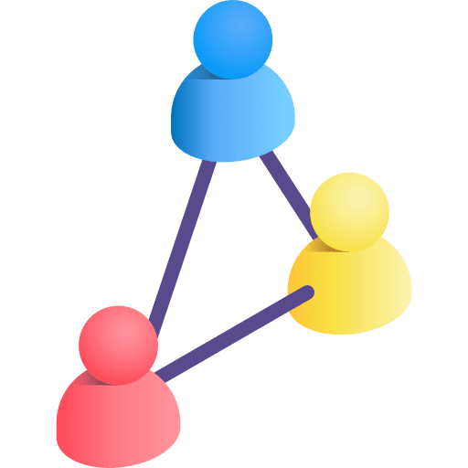 Networking networking people teamwork icon