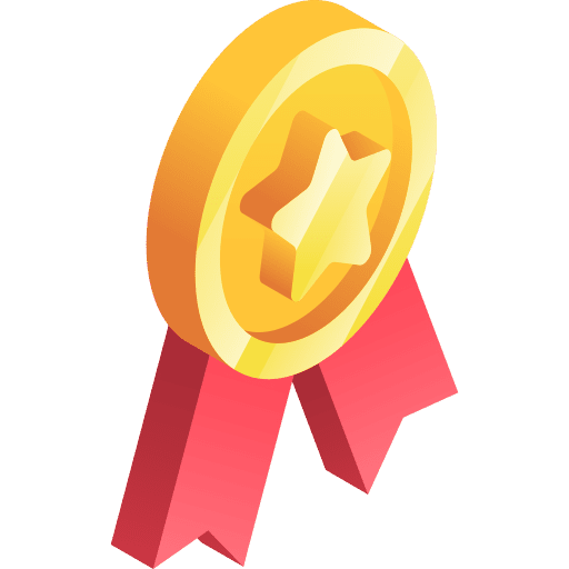 Reward reward insignia isometric icon