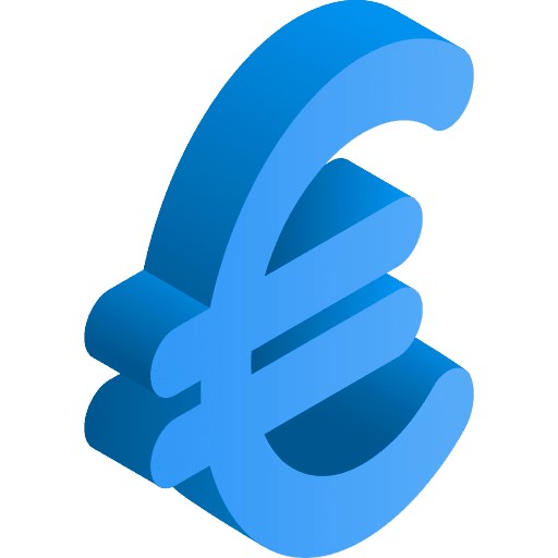 Euro euro money business and finance icon