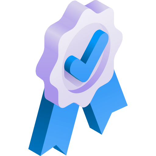 Guarantee badge sports and competition approved icon