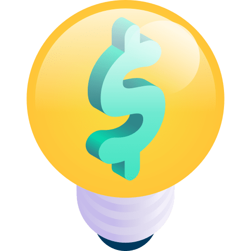 Idea idea light bulb business and finance icon