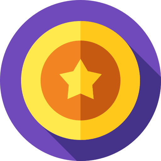Coin video game credits game icon