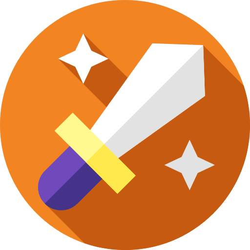 Sword attack gaming battle icon