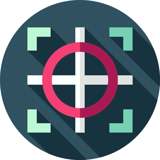 Target shoot scope gaming icon