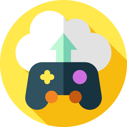 Cloud cloud gaming online icon Cloud cloud gaming online icon