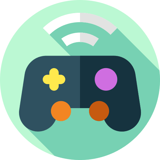 Joystick game console wireless wifi signal icon Joystick game console wireless wifi signal icon