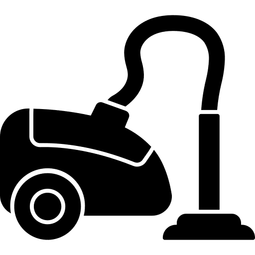 Vacuum cleaning vacuum furniture and household icon