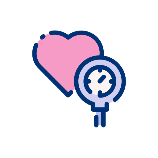 Blood pressure medical equipment blood pressure gauge sphygmomanometer icon