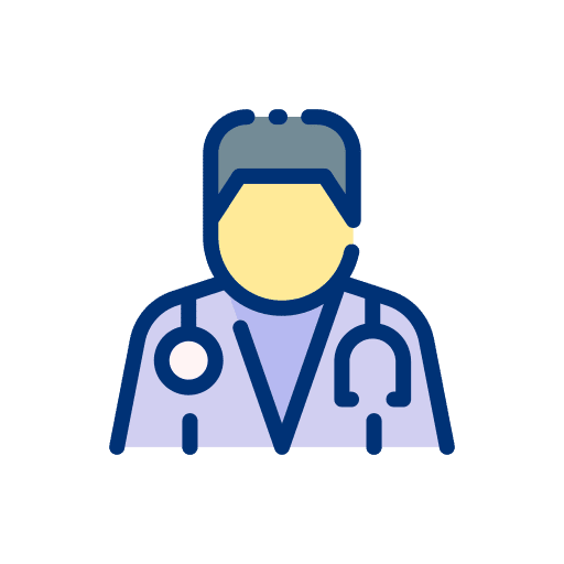 Doctor avatar job hospital icon Doctor avatar job hospital icon