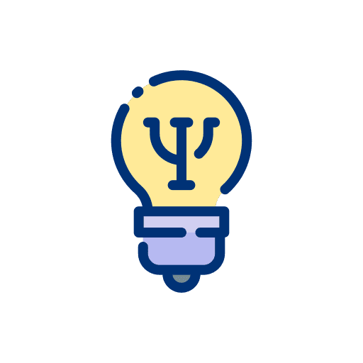 Psychology education idea think icon Psychology education idea think icon