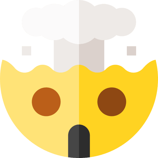 Exploding exploding emoticon smiley icon Exploding exploding emoticon smiley icon