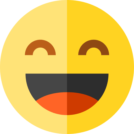 Happy emoji emoticon smiley icon