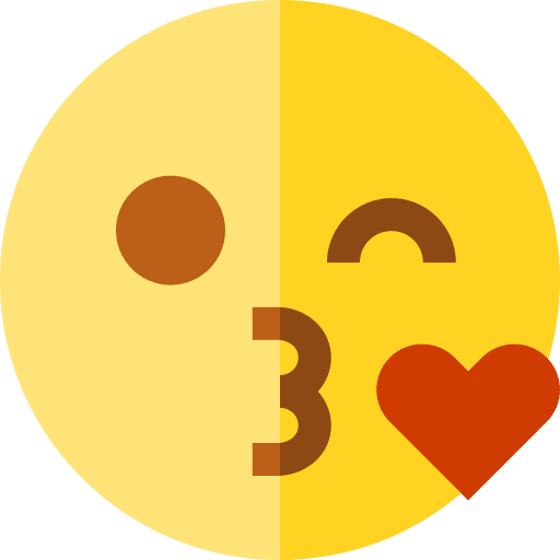 Kiss kiss emoji feelings icon Kiss kiss emoji feelings icon