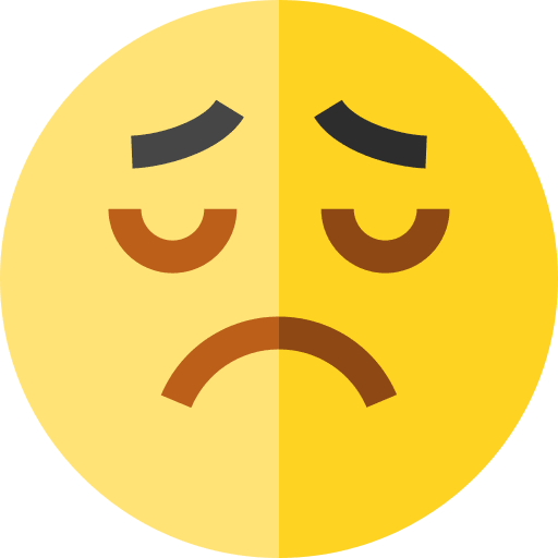 Sad sad smiley emoji icon Sad sad smiley emoji icon