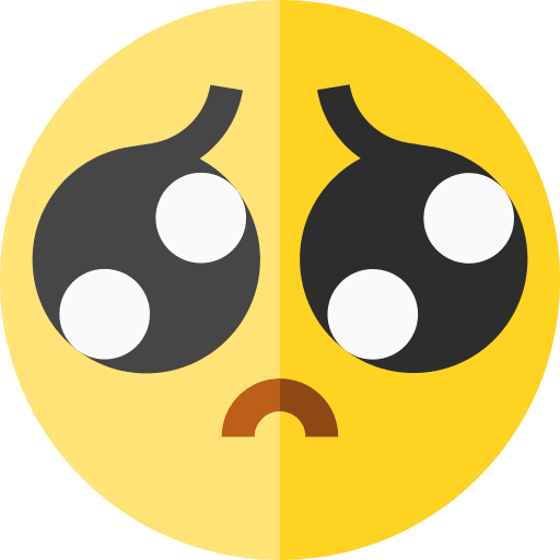 Sad smiley feelings emoji icon Sad smiley feelings emoji icon